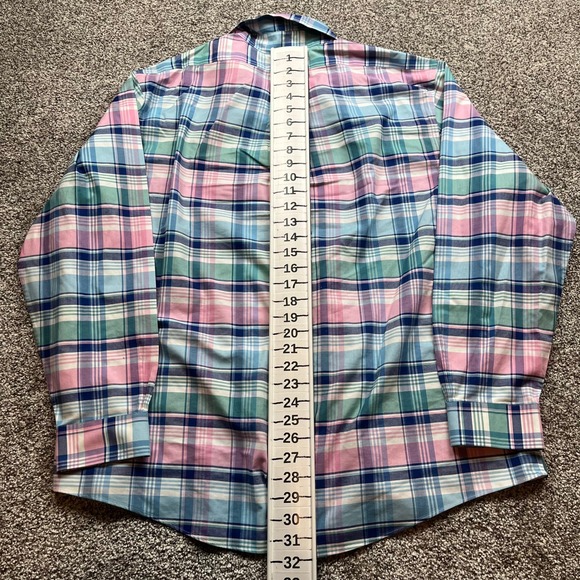 Brooks Brothers 1818 Button Down Shirt Mens XXL patch work Cotton Regent Fit - Picture 6 of 8